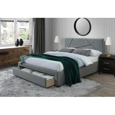 Łóżko tapicerowane z szufladą VALERY 160x200