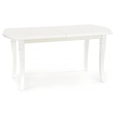 Stół drewniany rozkładany FRYDERYK 160-240/90 biały