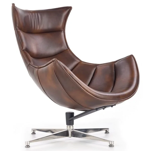 Fotel wypoczynkowy LUXOR brązowy