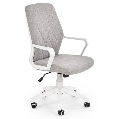 Fotel obrotowy biurowy SPIN 2 biały + beż