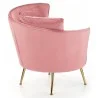 Fotel wypoczynkowy ALMOND różowy