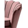 Fotel wypoczynkowy ANGELO różowy