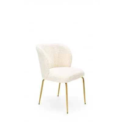 Krzesło K-474 kremowy + złoty