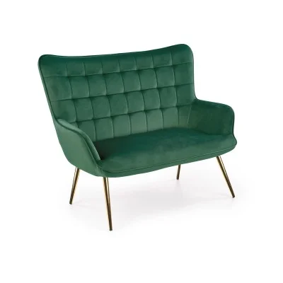 Sofa CASTEL 2 XL ciemno - zielona