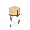 K467 krzesło dąb naturalny / tap: ciemny popiel