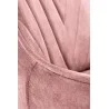 RICO fotel młodzieżowy różowy velvet (1p1szt)
