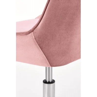 RICO fotel młodzieżowy różowy velvet (1p1szt)