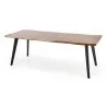 DICKSON stół rozkładany 120-180/80 cm, blat - naturalny, nogi - czarny (2p1szt)