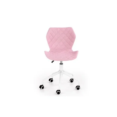 MATRIX 3 fotel młodzieżowy jasny różowy / biały (1p1szt)