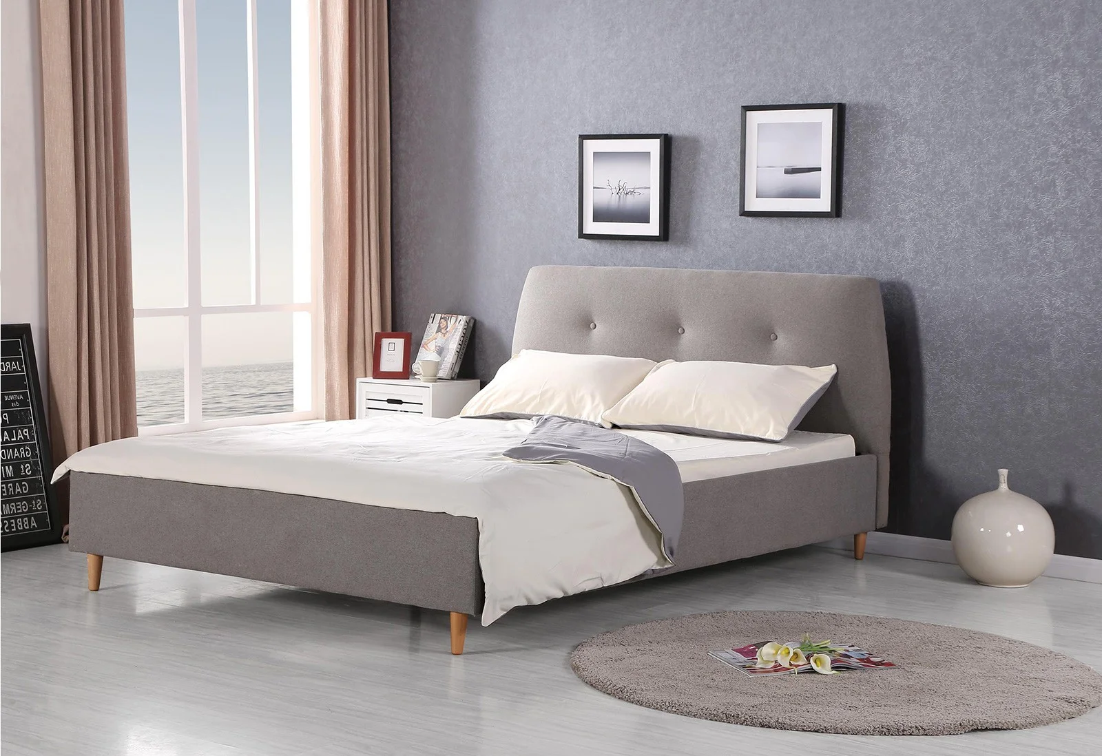 Łóżko tapicerowane DORIS 160x200